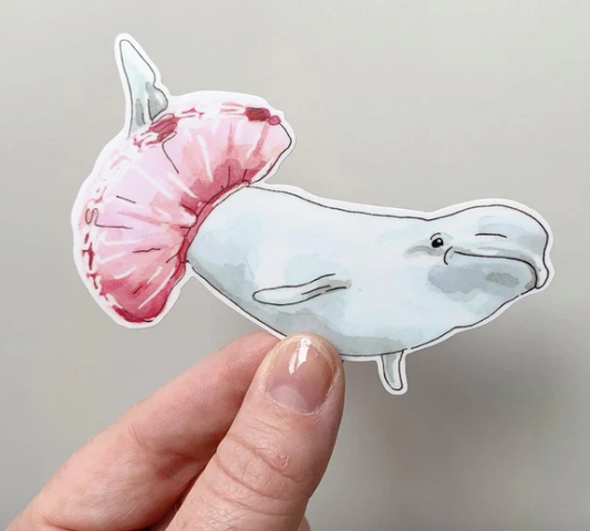 Critter Co. - DANCING BELUGA Sticker