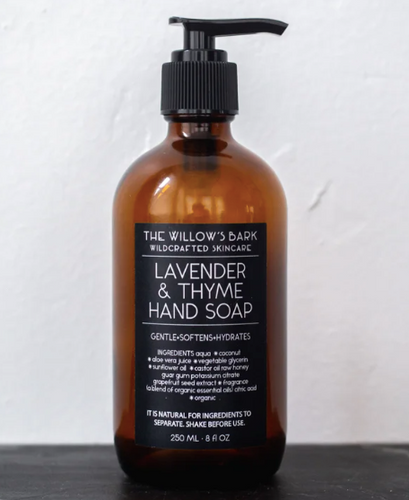 Lavender and thyme hand soap