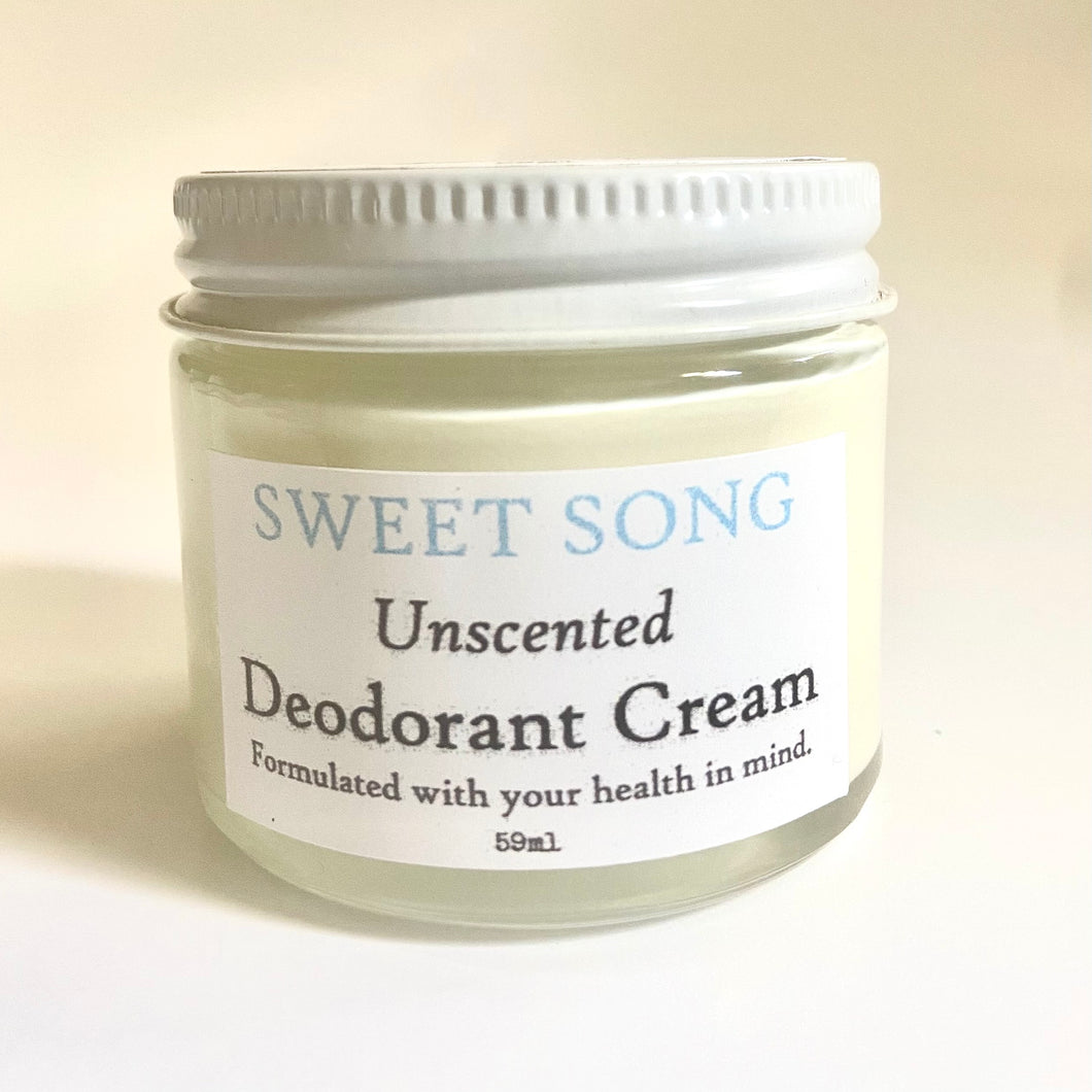 unscented deodorant cream