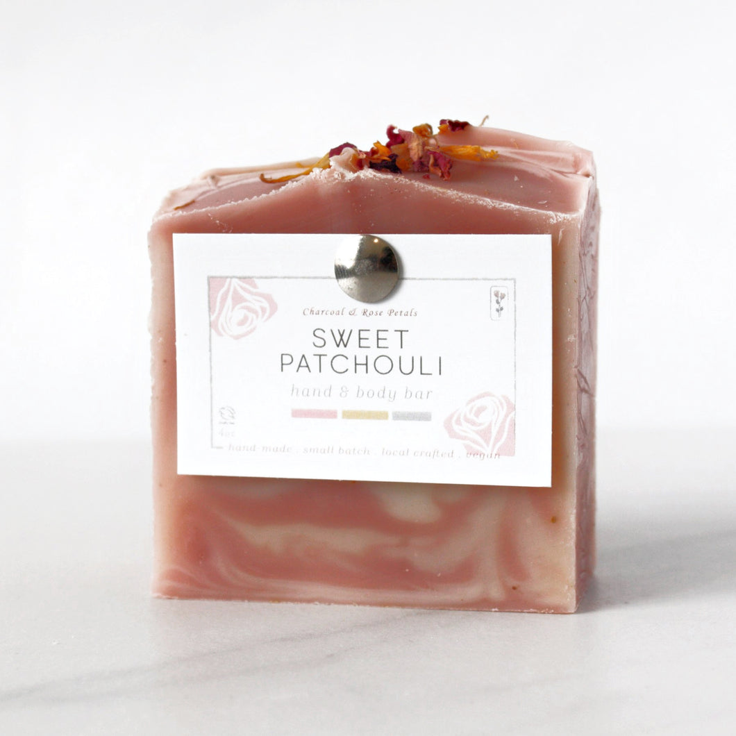 sweet patchouli hand and body bar