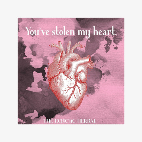 you've stolen my heart - greeting card